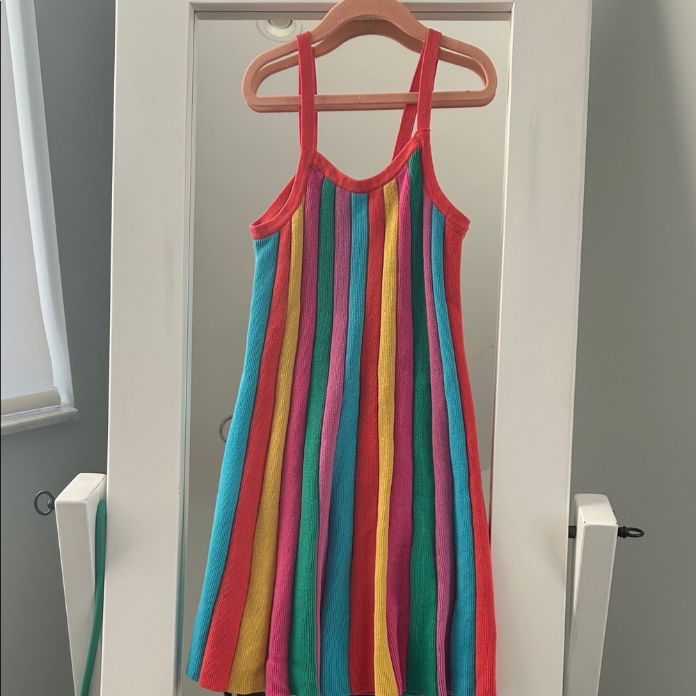 Peek girl’s dress Colorful Striped Kids Dress